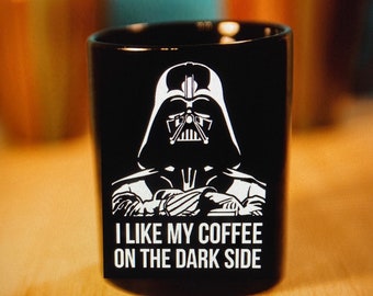 Engraved coffee mug(Darth Vader /Star Wars) Great gift for any Holiday including Mother's day, Father's Day, Birthdays