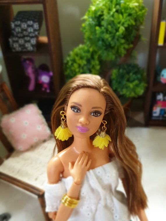 Sleutel klem overdracht 1/6 Mooie oorbellen voor barbie formaat poppen Accessoires - Etsy Nederland