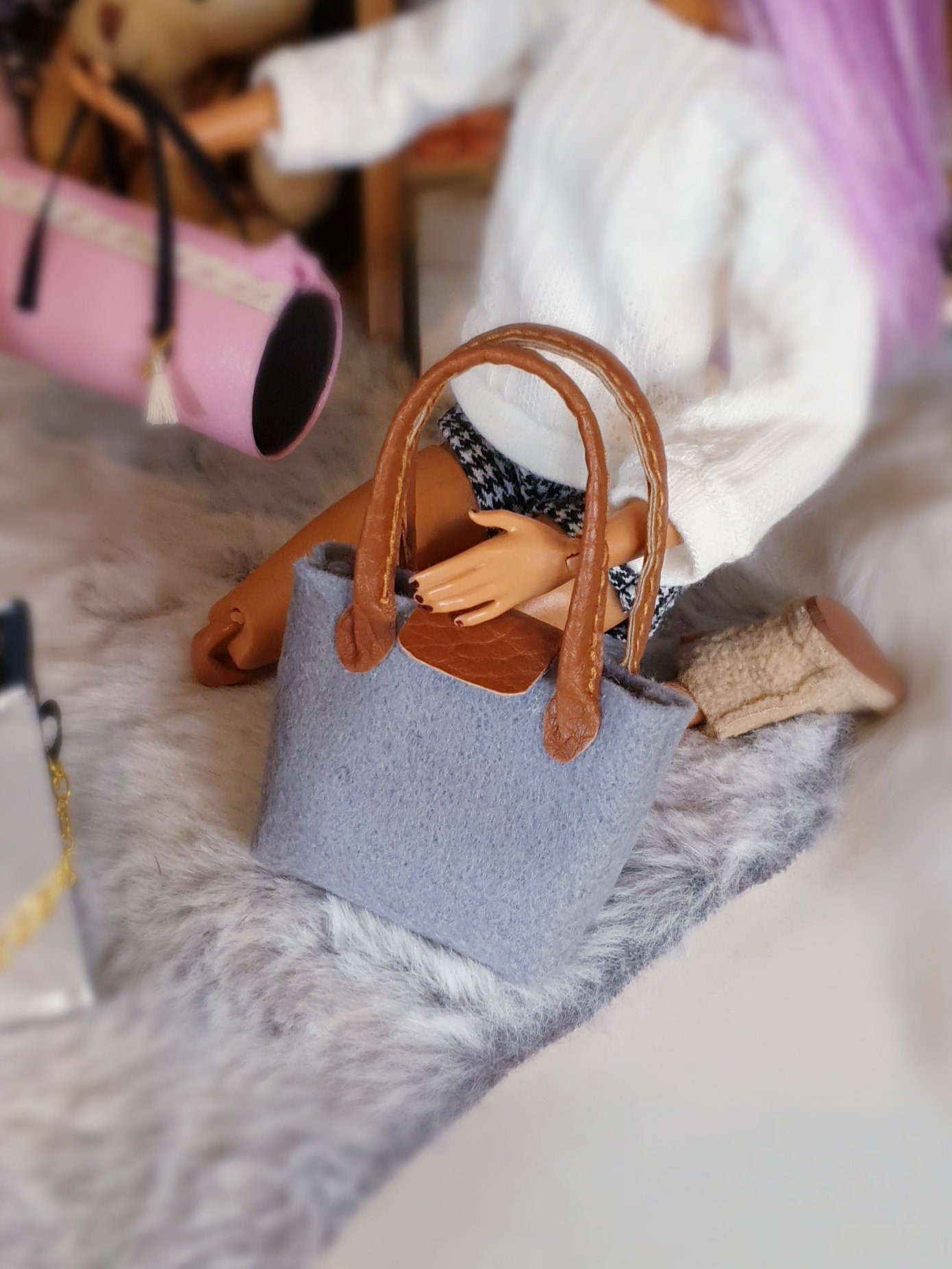 1/6 Handbags Barbie Casual Bags for Barbie Sized Dolls | Etsy