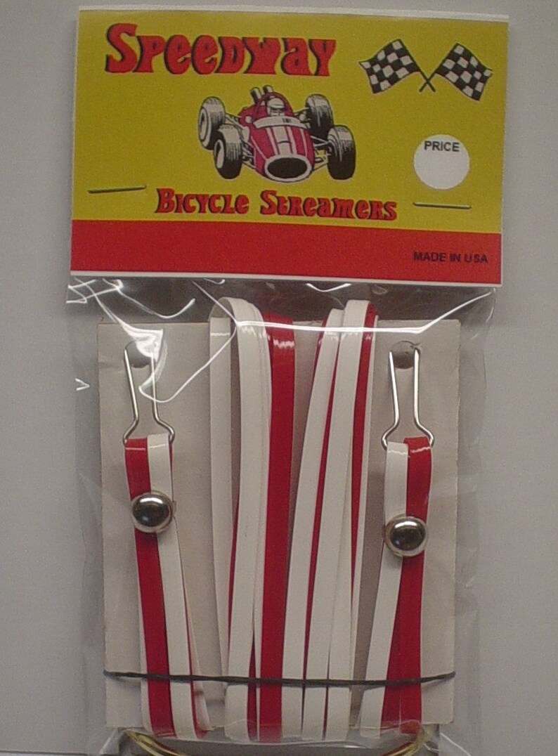 Speedway Handlebar Streamers Set of 2 red and Etsy