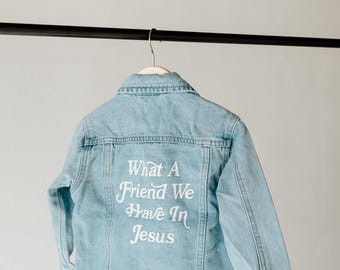 Vän i Jesus | Jeansjacka för småbarn