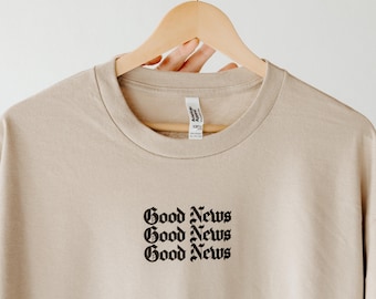 T-shirt met goed nieuws