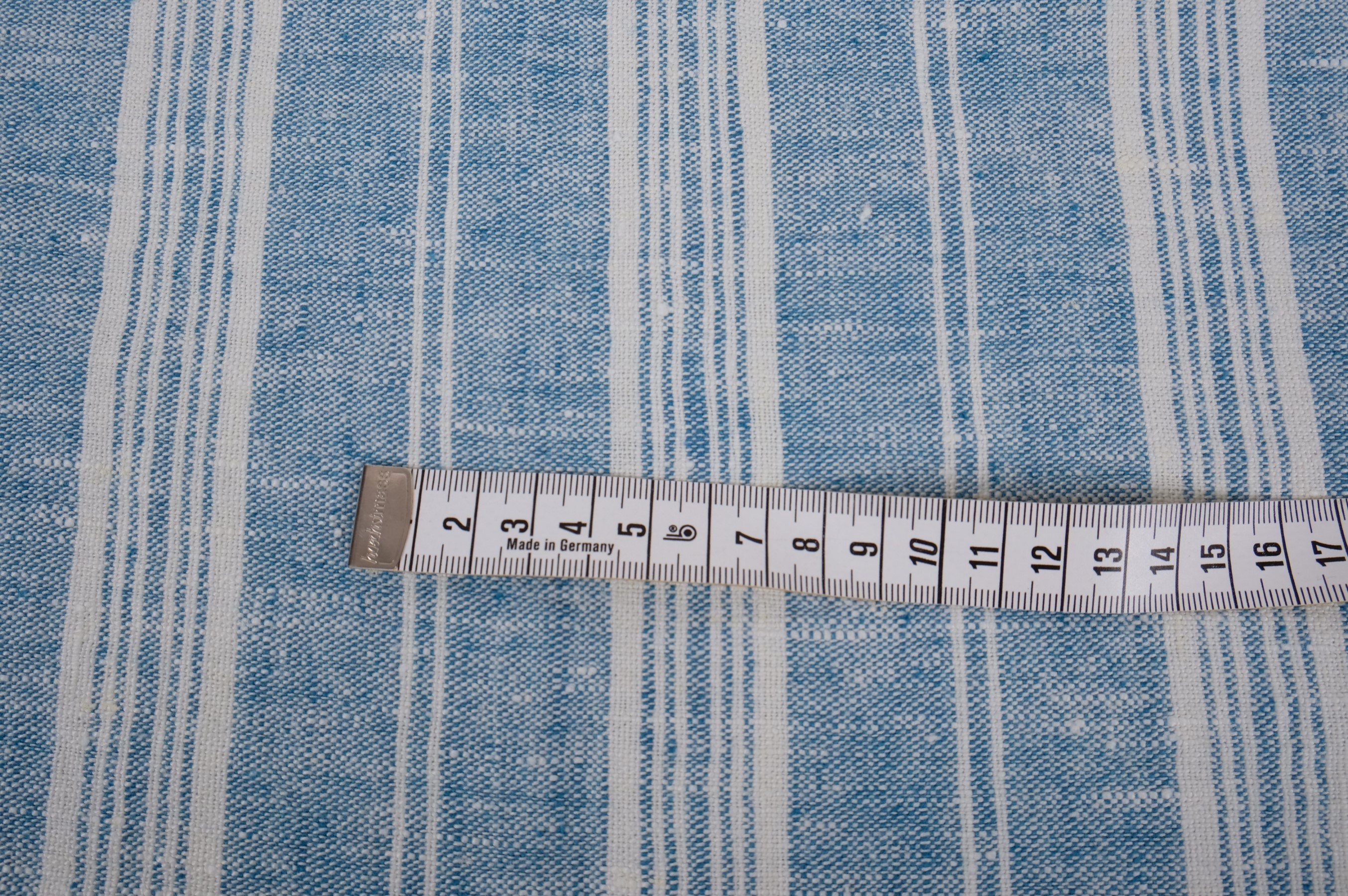 Heavy Weight Striped Linen Fabric by the Yard or Meter in - Etsy