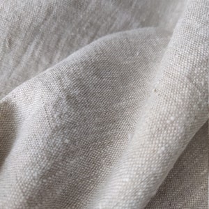 Soft Pure Linen Fabric Very Heavy Weight Canvas Undyed. 280 - Etsy