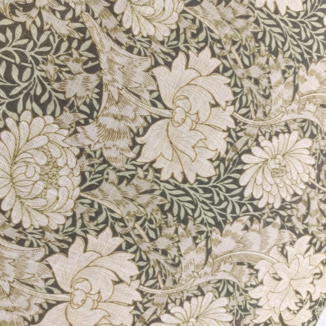 Pattern Linen Material Soft Floral Pattern Linen Fabric, Heavy Weight Linen Upholstery Flax ...