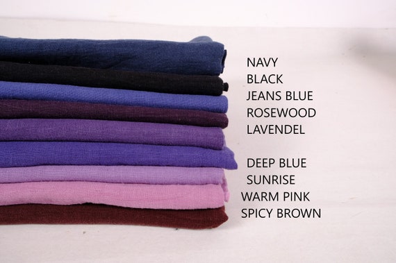 Pure linen fabric, Prewashed 200 gsm linen fabric by the yard, linen fabric by the meter. Stonewashed Linen Fabric, Pure 100% Linen Fabric