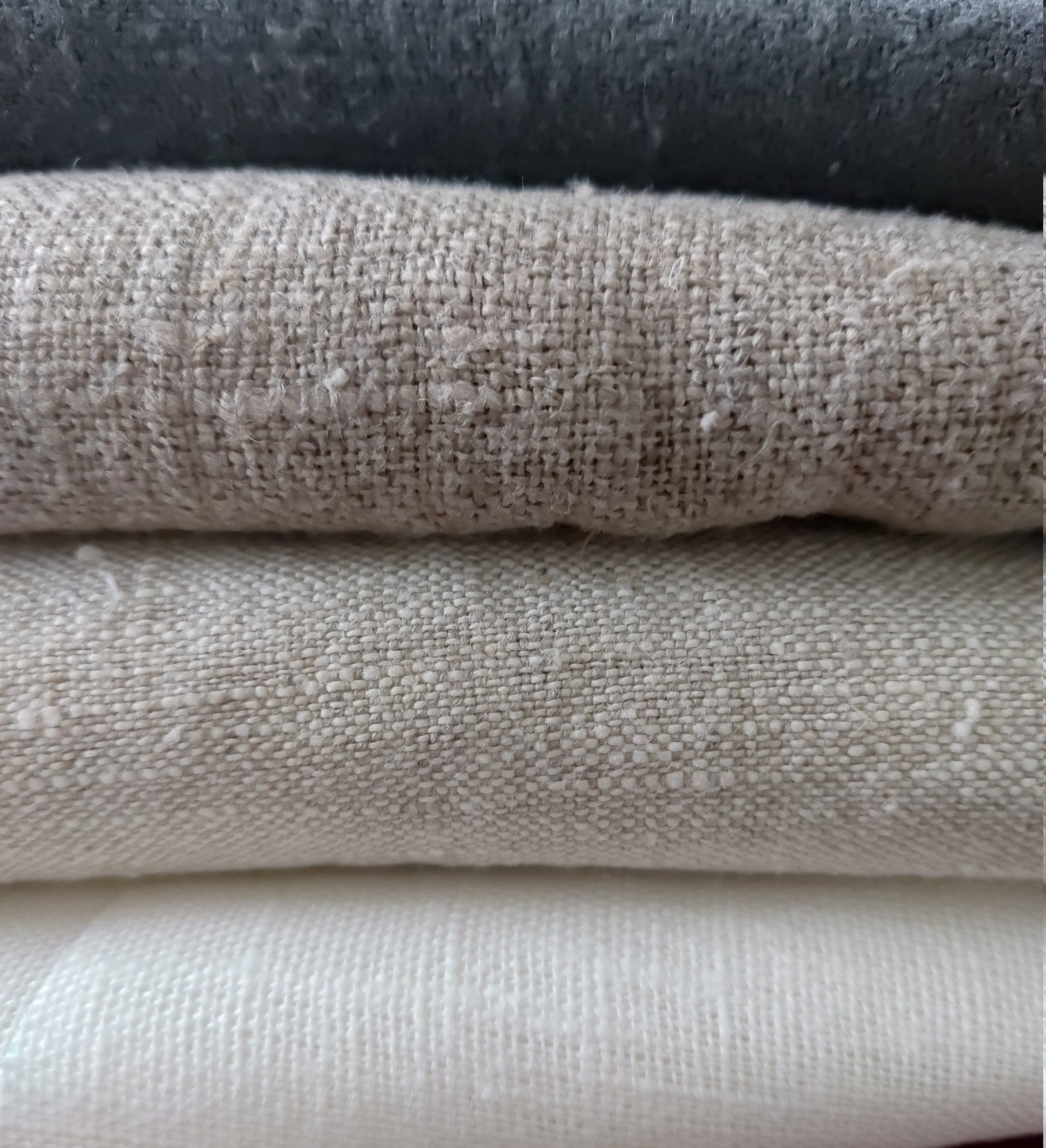 Soft Pure Linen Fabric, Very Heavy Weight Canvas, Undyed Soft Pure Linen Fabric, Very Heavy Weight Canvas, Undyed