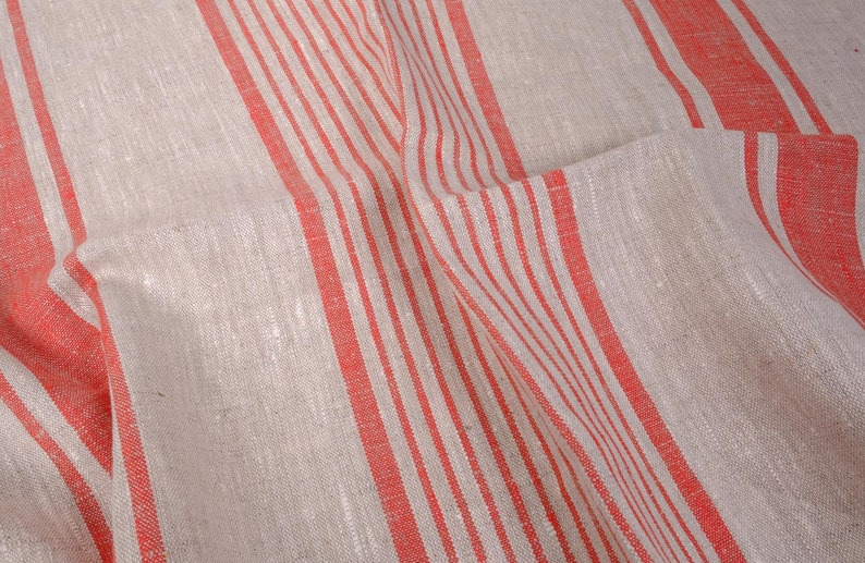 Rustic Blanket Striped red blue green french Washable Blanket, Linen Blanket, Throw Blanket, Bedspread, Sofa Blanket, 100% Linen, Bed Cover red stripes