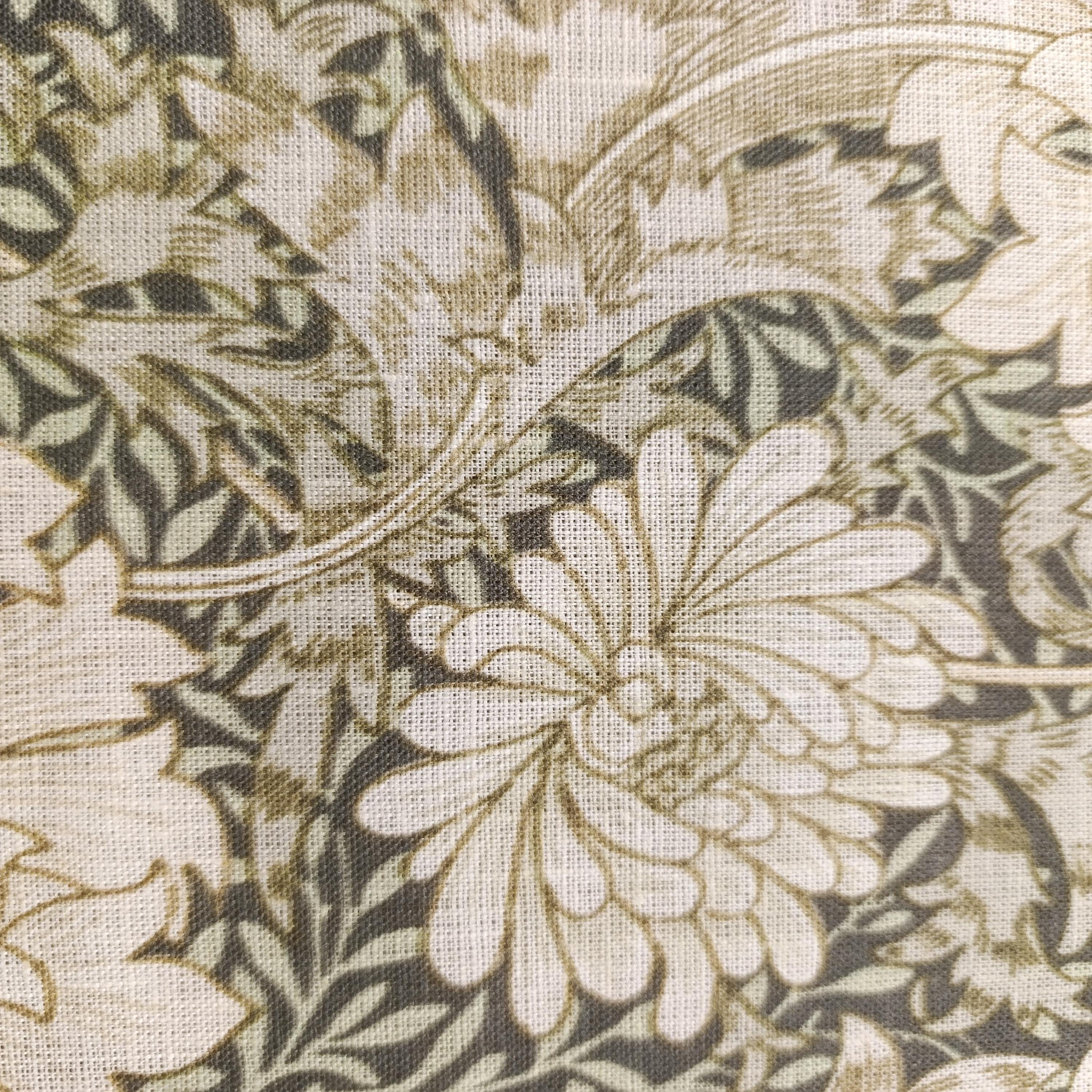Pattern Linen Material Soft Floral Pattern Linen Fabric, Heavy Weight Linen Upholstery Flax ...