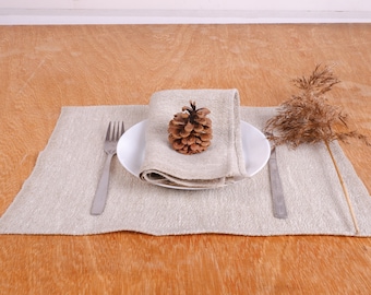 Linen napkins - French linen. Natural. Set of linen napkins. Stonewashed. Linen cloth napkins hygge  18x18" 40x40cm