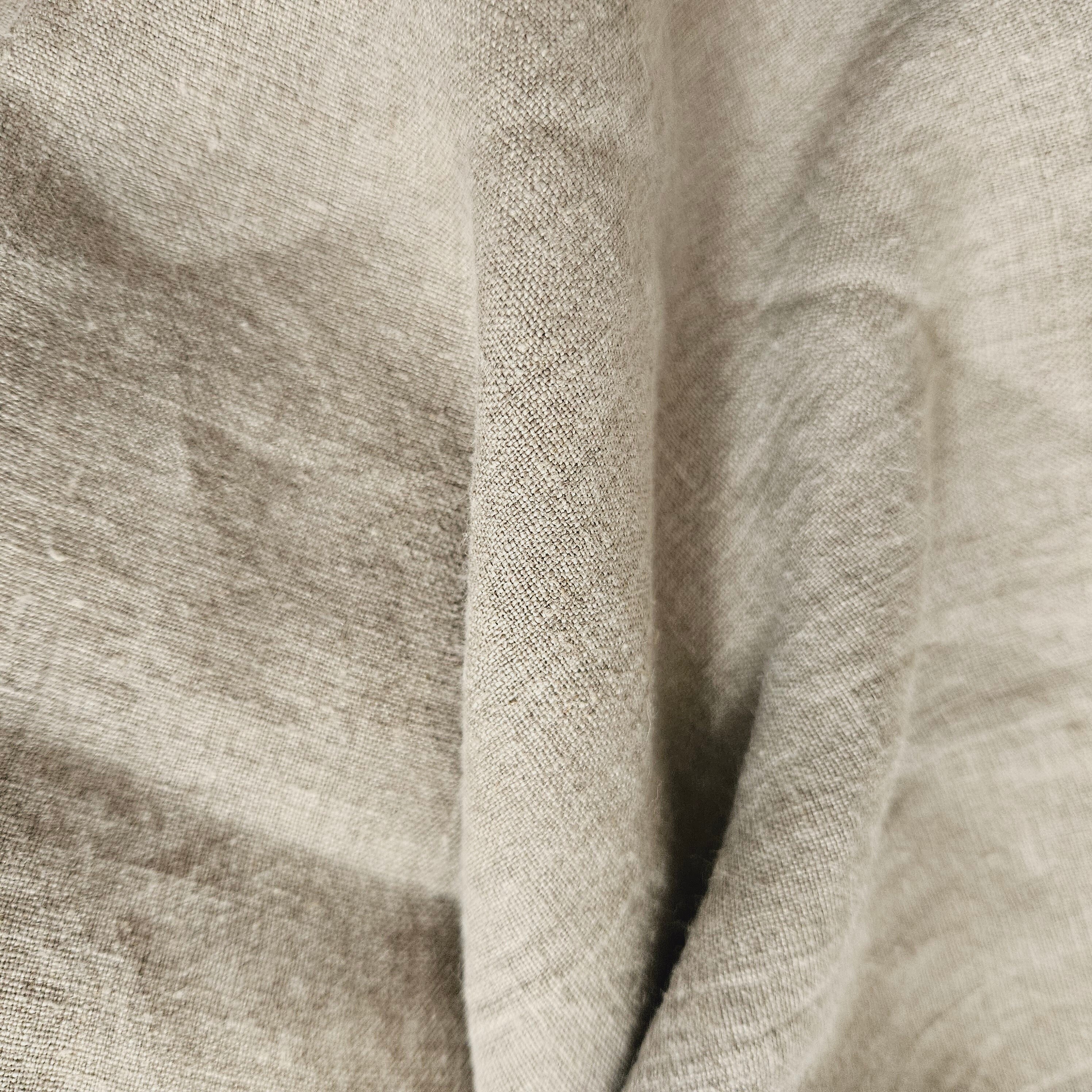 Gingham Linen Fabric Checks Natural Fabric Classic Checks Stonewashed ...