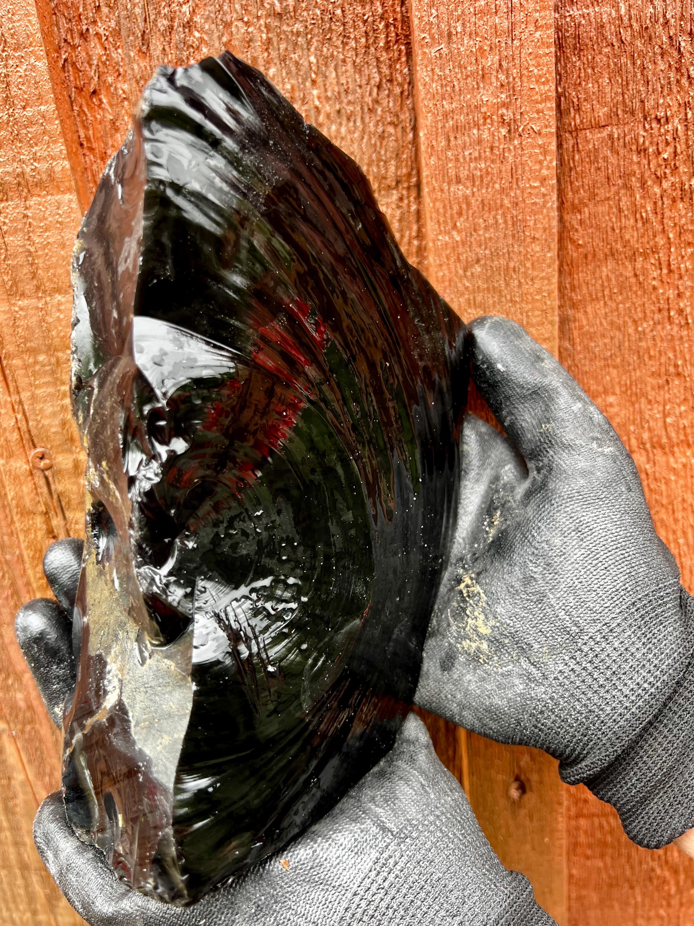 Paledusk - obsidian (廃盤) Obsidian 2,160 G (0.02 Euro/g), 1 Piece, Black Decorative Stone