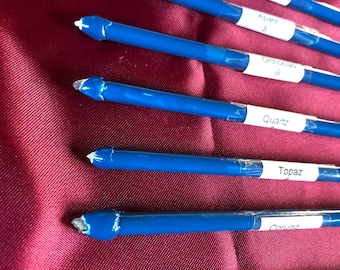 Scoring tools, hardness test sticks, Mohs hardness testing, hardness 4 to 10, hardness test kit