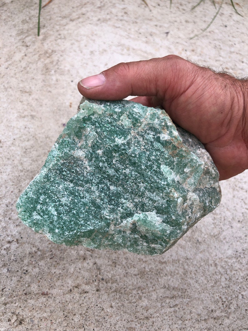 Aventurin grün, 0,9 kg, Tanzania, Naturstein, Edelstein, Schmuckstein, Mineralien Großhandel Bild 1