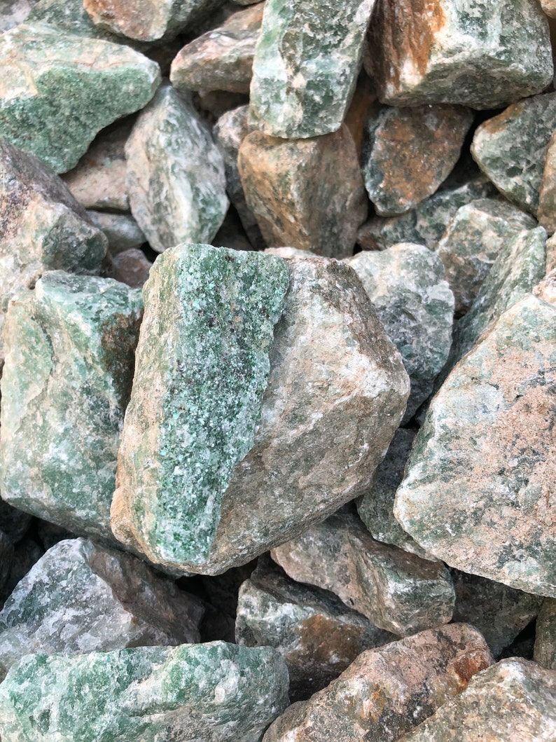 Aventurin grün, 0,9 kg, Tanzania, Naturstein, Edelstein, Schmuckstein, Mineralien Großhandel Bild 3
