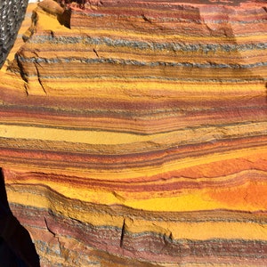 Sunset Jasper, 0.9 kg (9.44 Euro/kg) Rarities from South Africa, Mugglestone
