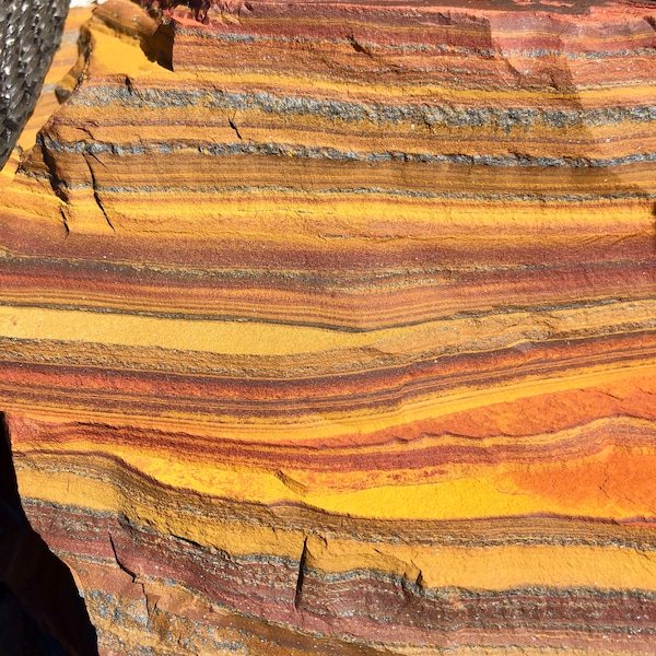 Sunset Jaspis (Mugglestone), 0,9 kg,  Südafrika, Rohsteine, Mineralien Großhandel