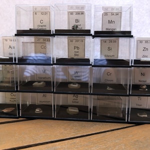 Periodic Table 18 Real Elements – Science Gift & Collectible