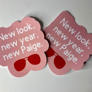 Nieuwe look, nieuw jaar, nieuwe Paige-sticker, Degrassi The next Generation, GRATIS VERZENDING