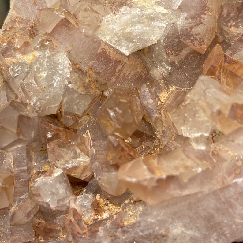 red quartz tangerine quartz Red Tangerine Lemurian Quartz Cluster Points lemurian clusters red lemurian lemurian tangerine lemurian