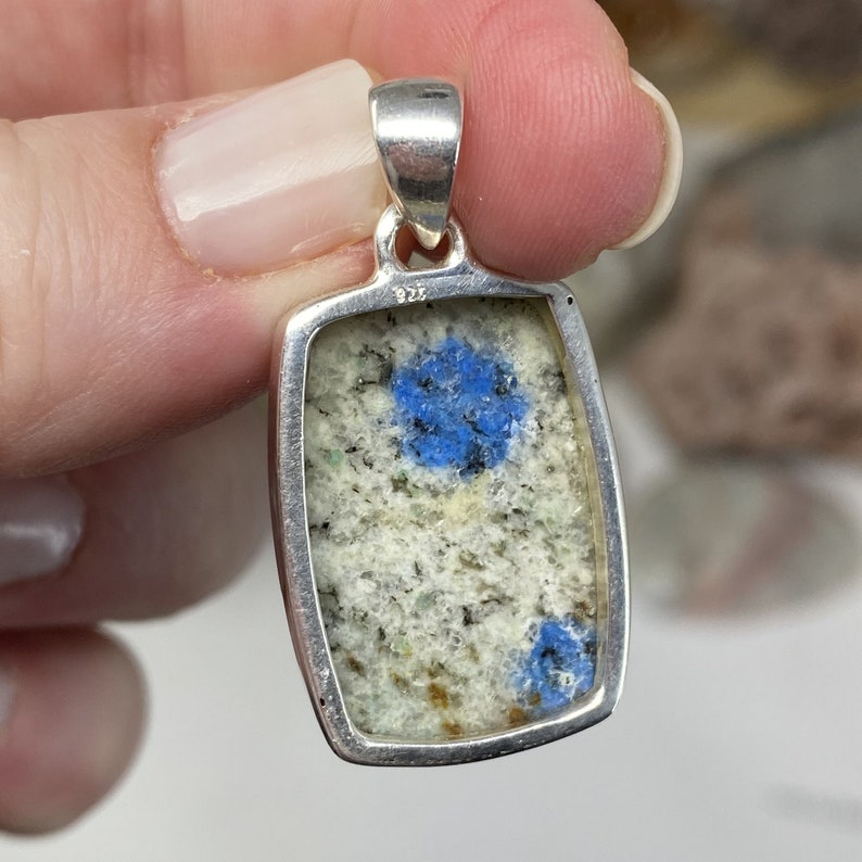 K2 Pendant K2 stone azurite stone azurite K2 granite stone granite K2 azurite stone K2 Jewelry jewelry K2 k2 azurite jewelry