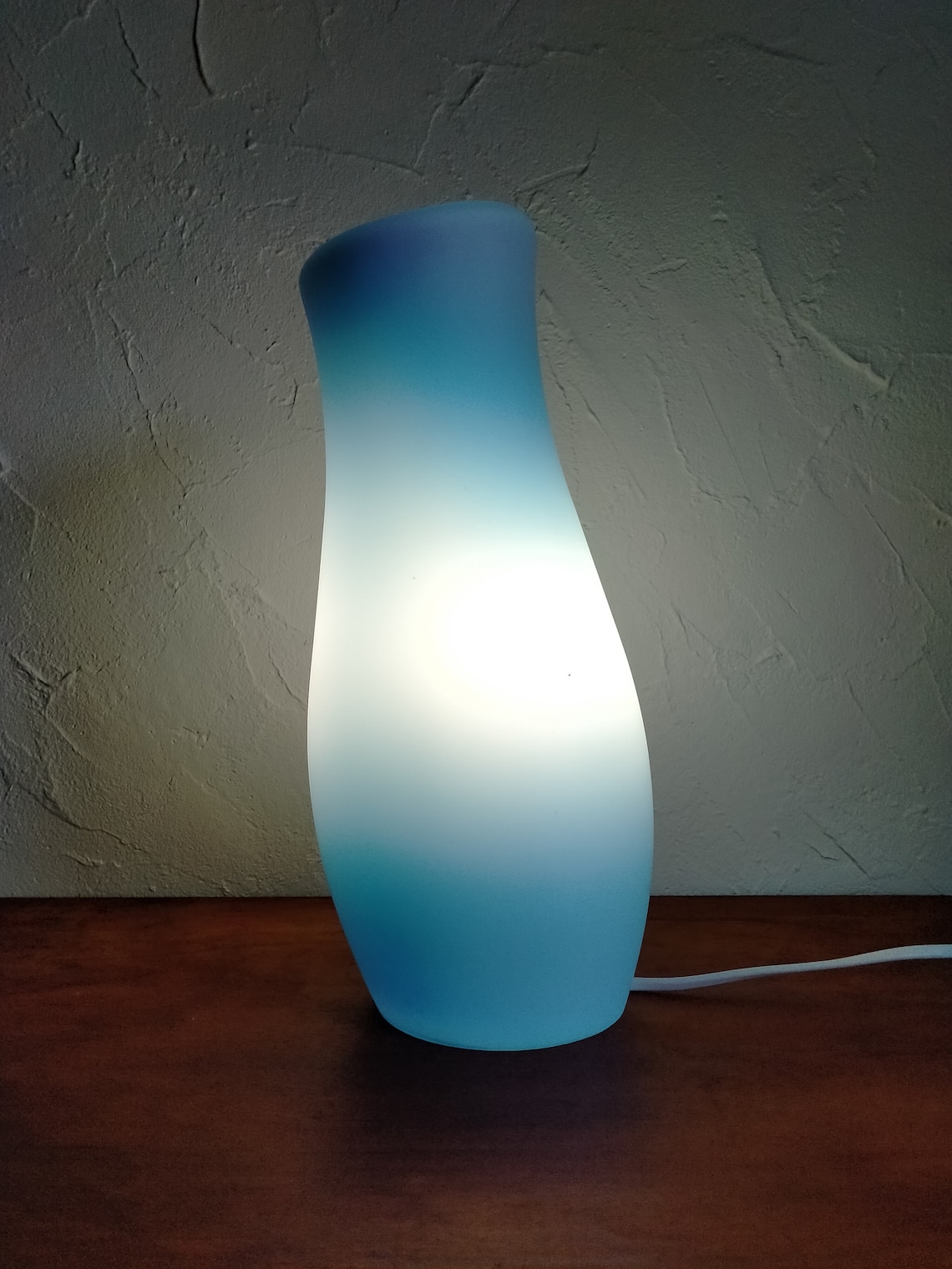 Original blue Ikea Mylonit lamp White retro Ikea table lamp Etsy