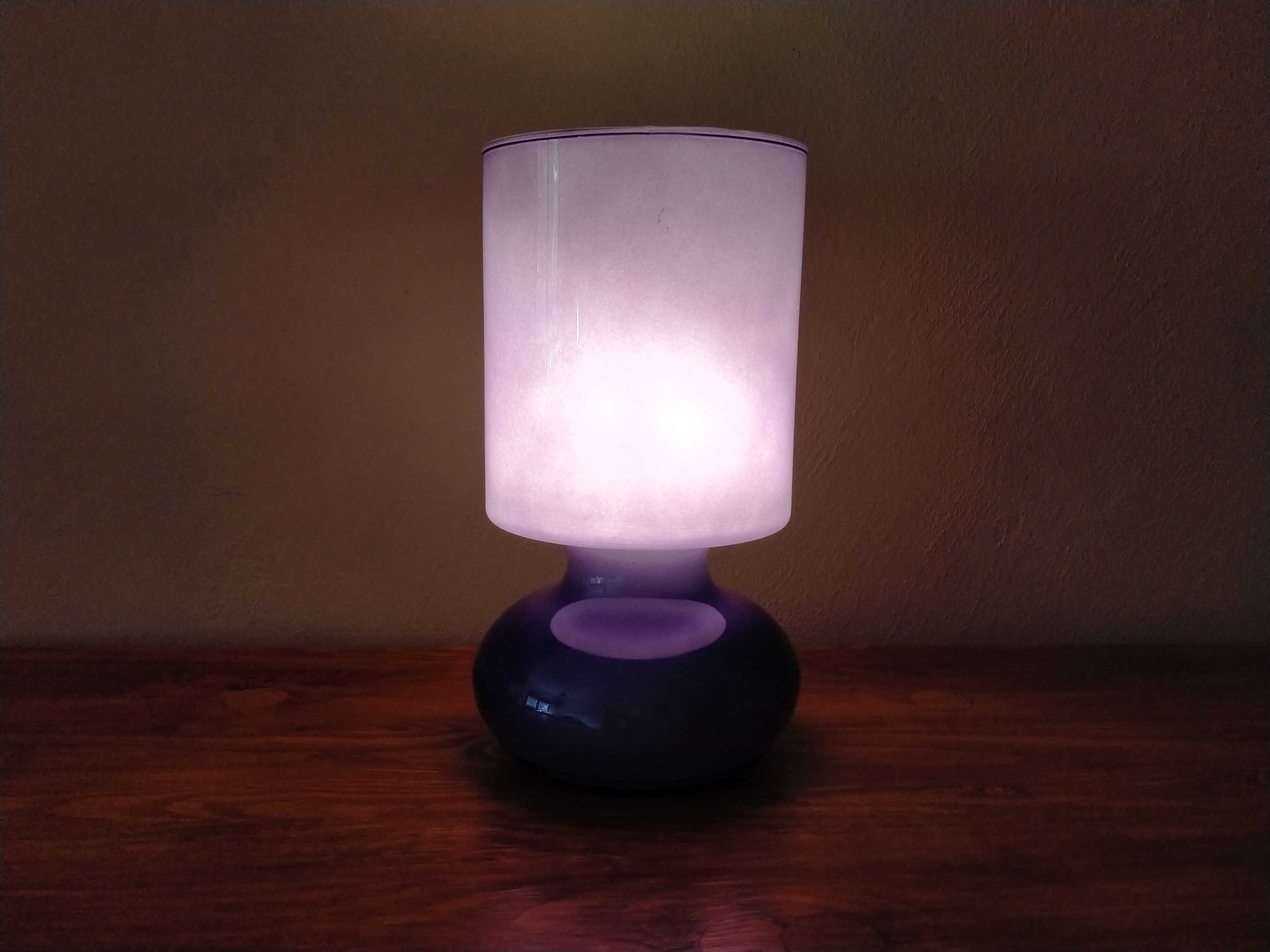 Purple Ikea Lykta lamp Violet Ikea Lykta table lamp Handmade Etsy