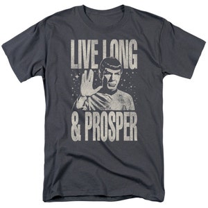 Live Long and Prosper Shirt, Star Trek, Star Trek Shirt, Officially Licensed, Star Trek Gift, Trekkie, Star Trek Fans, Shirt