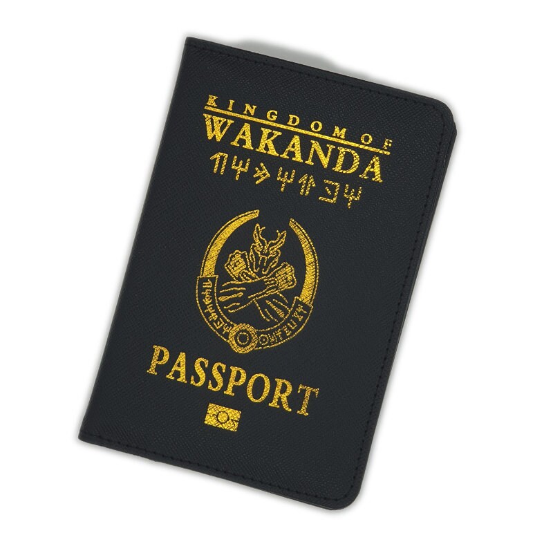 LizMatech Marvel Asgard Wakanda Hydra Travel Passport Wallet Case