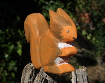 Wooden squirrel⎟Wooden wild animal⎟Wooden toy⎟Ecological toy⎟Educational toy⎟Children gift⎟Wood decoration⎟Kids toy⎟Squirrel toy⎟Squirrel