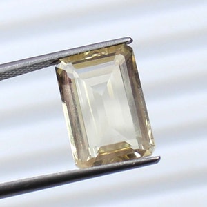 American Oregon Sunstone Emerald Cut Stone Sunstone Loose Gemstone Oregon Faceted Sunstone Hand Cut Stone Jewelry Making - 5.90 Cts