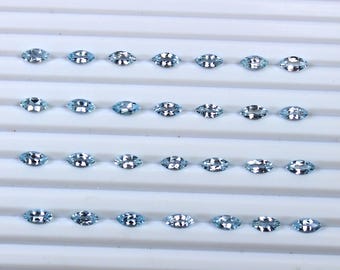 Natural Aquamarine Marquise Shape Faceted Gemstone Calibrated Size Clean Aquamarine Lot Faceted Cut Loose Gemstone Jewelry Making