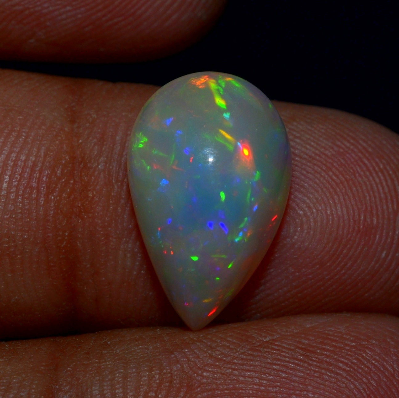 100% Natural Ethiopian Opal Cabochon Welo Fire AAA Quality Smooth Opal Cabochon