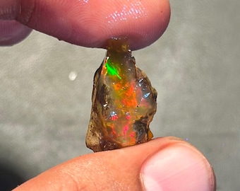 Opal Oil Rough Stone Fire Opal Gemstone Opal Crystal Opal Minerals 9.5 Cts, 21x12.5x9.5 MM, Opal Jewelry Making Rough
