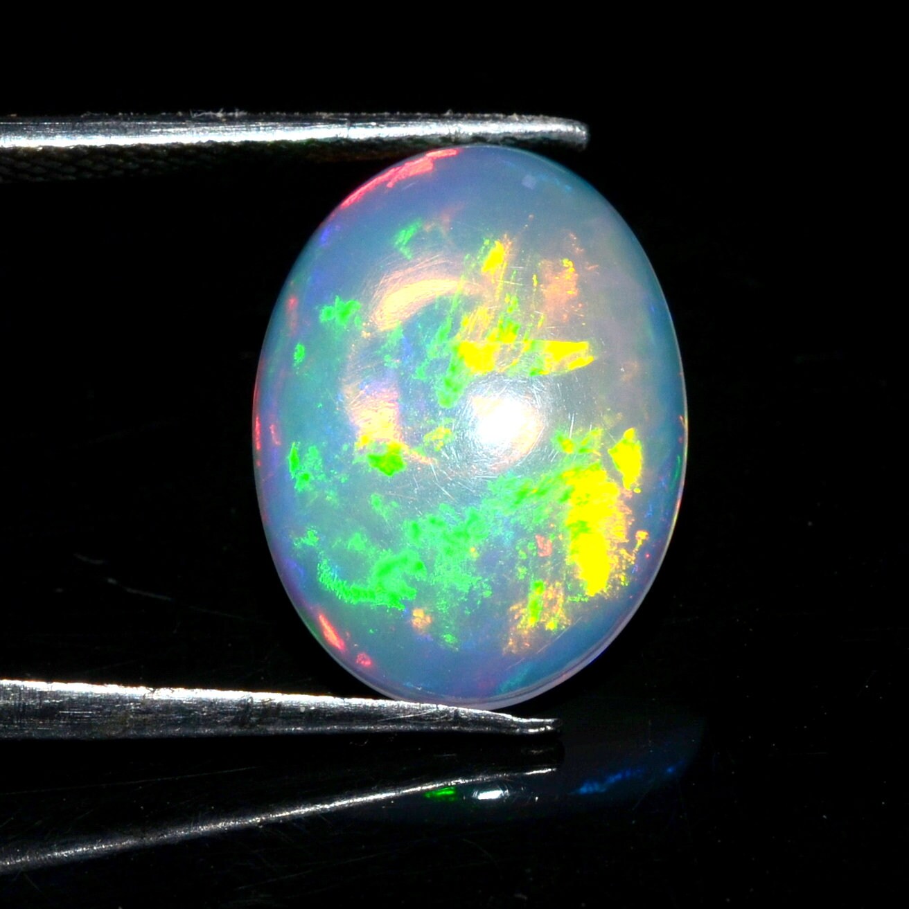 Play Of Color Opal Natural Ethiopian Opal Cabochon Multi Etsy