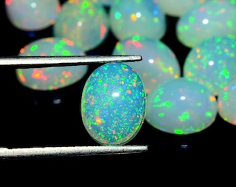 Welo Opal Cabochon, AAA Ethiopian Opal, Jewelry Gemstone