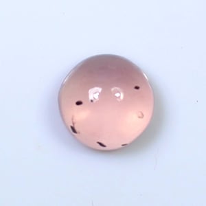 Natural Pink Rose Quartz Cabochon Smooth Pink Quartz Stone Flat Back Calibrated Wholesale Gemstone Round Cabochon Healing Pink Cabochon