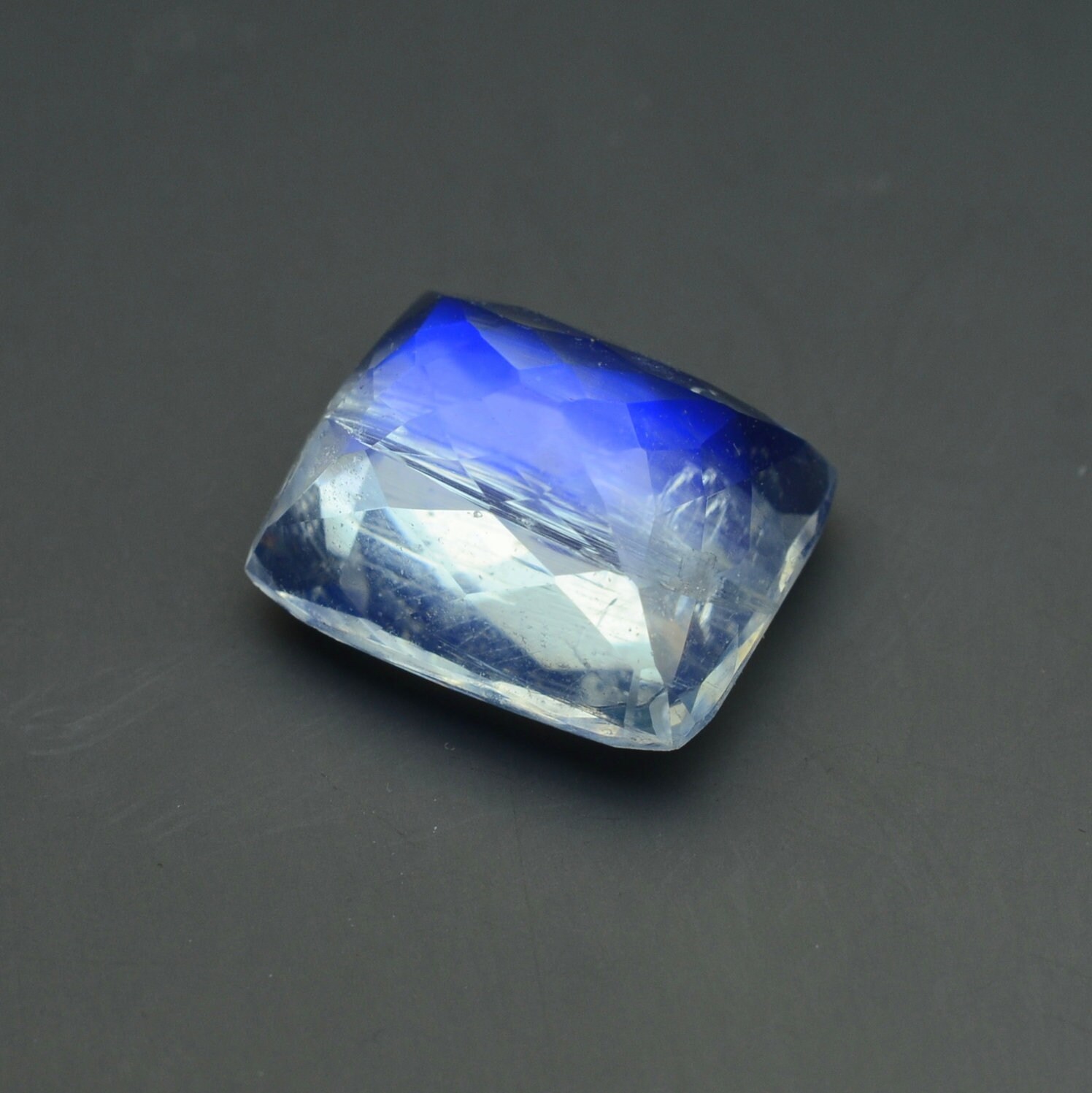 High Quality Moonstone Natural Rainbow Moonstone Faceted Etsy