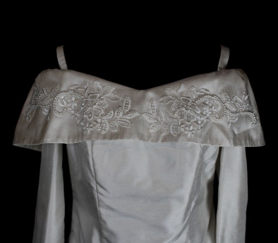 Vintage Wedding Dress | 1980s Wedding Dress | Size