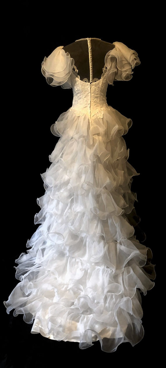 Vintage Wedding Dress | 1980s Wedding Dress - image 3