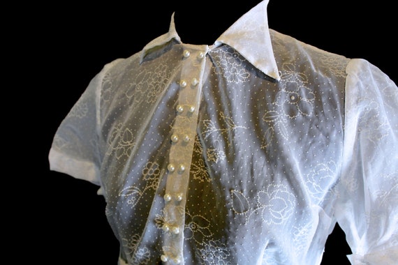 Vintage Wedding Dress | 1950s Wedding Dress | Tea