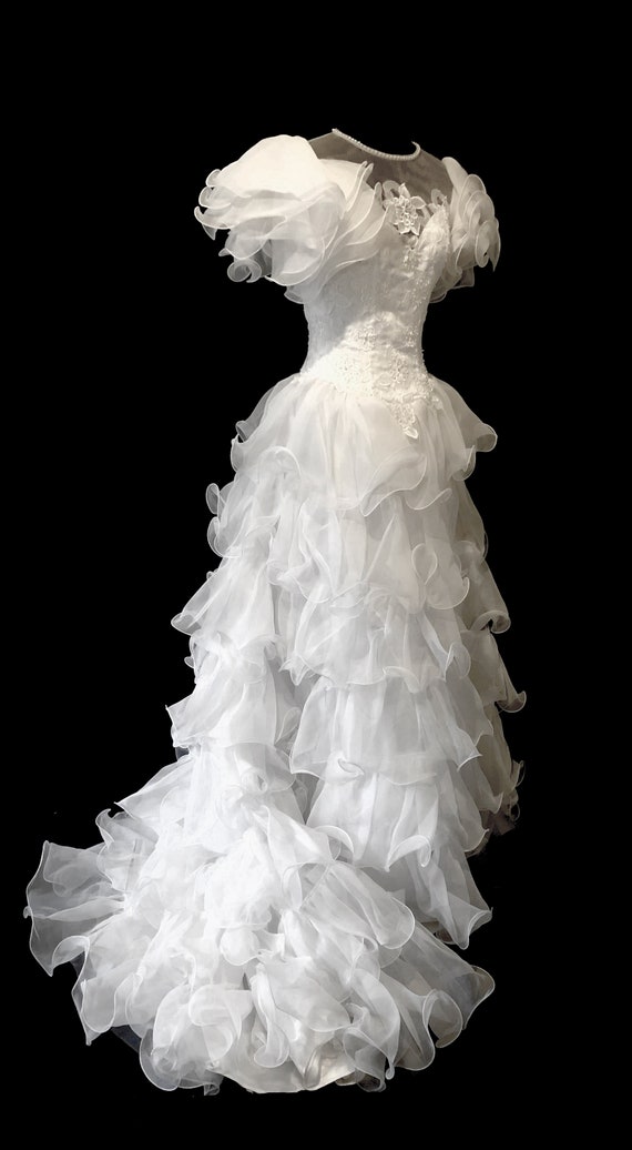 Vintage Wedding Dress | 1980s Wedding Dress - image 2