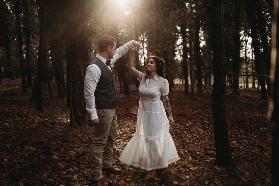 Vintage Wedding Dress | 1950s Wedding Dress | Tea