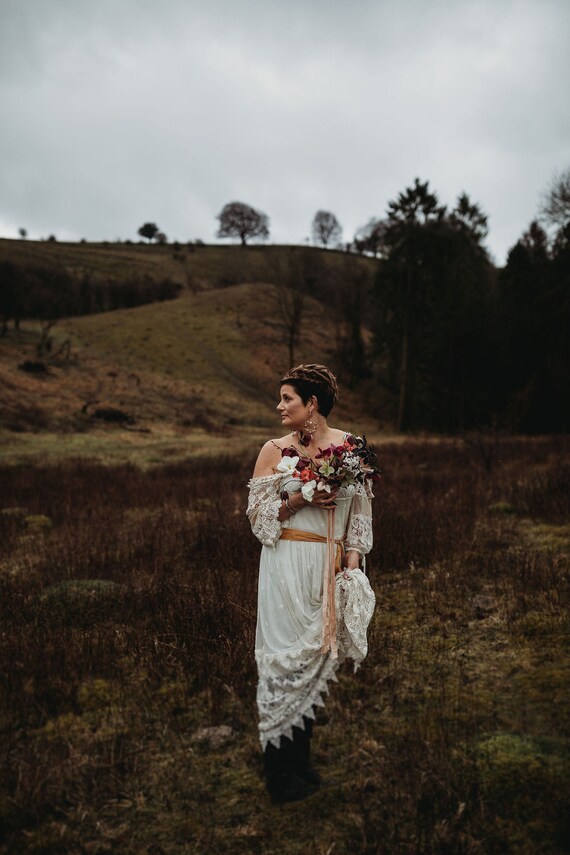 1970s Vintage Wedding Dress | Vintage Boho Wedding