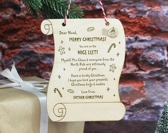 Gepersonaliseerde brief van de kerstman, brief kerstman met naam kind, mooie lijstbrief 2024, brief kerstman voor kinderen, brief noordpool