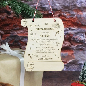 Carta personalizada de Papá Noel, carta de Papá Noel con el nombre del niño, carta de la lista de buenos deseos 2024, carta de Papá Noel para niños, carta del Polo Norte