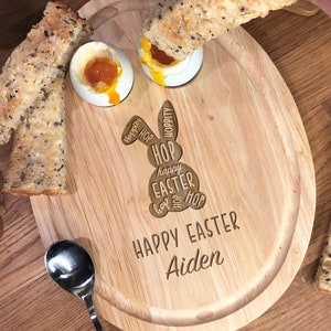 Ostergeschenk,Gravur Eierbecher aus Holz