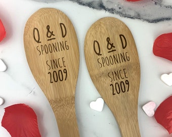 Lot De 2 Cuillères à Glace Pour Elle Et Lui - Cadeau D'anniversaire De Mariage Pour