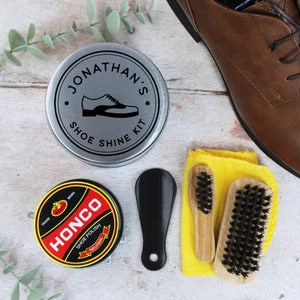 Dad’s Shoe Shine Kit in Tin Gift Box