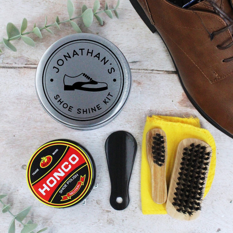 Dad’s Shoe Shine Kit in Tin Gift Box